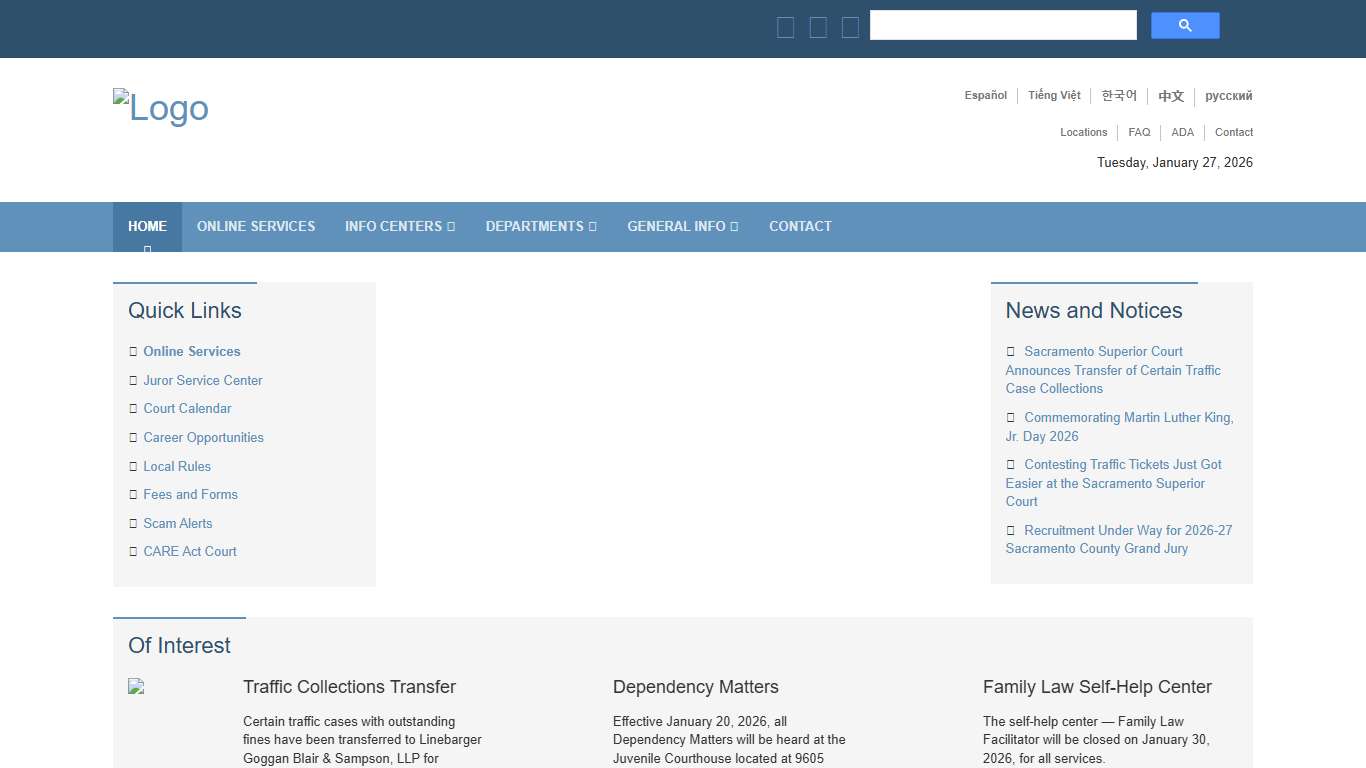 Superior Court of California - County of Sacramento